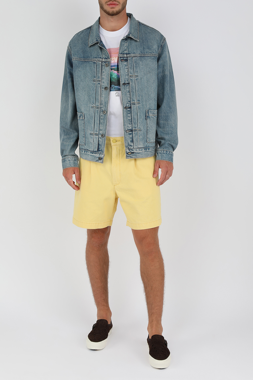 ז'קט ג'ינס כחול מכותנה אורגנית